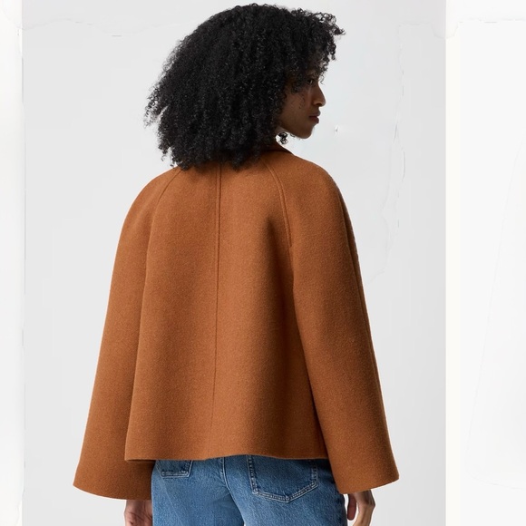 J. Crew Cropped Wool-Blend Swing Coat - Picture 4 of 4